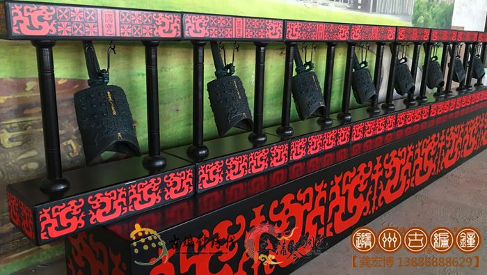 北京客戶定制8套單個(gè)型編鐘禮品